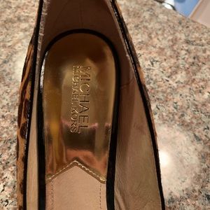 Michael Kors leopard heels, worn twice